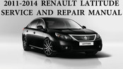 Renault Latitude 2012 Service And Repair Manual