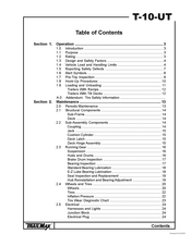 TrailMax T-10-UT Manual