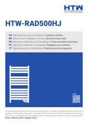 HTW HTW-RAD500HJ Owners And Installation Manual