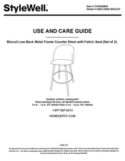 StyleWell 1010220802 Use And Care Manual