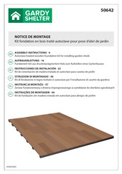 GARDY SHELTER 50642 Assembly Instructions Manual
