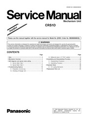Panasonic CRS1D Service Manual