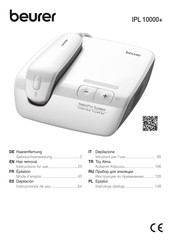 Beurer IPL 10000+ Instructions For Use Manual