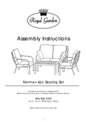 Royal garden 1700040003 Assembly Instructions Manual