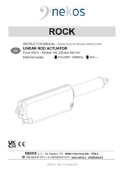 nekos ROCK Instruction Manual