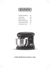 Bourgini Kitchen Chef Plus Instructions Manual