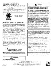 Amana MVS80 Installation Instructions Manual