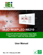 IEI Technology IASO-W08PLED-N6210 User Manual
