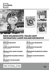 LIVARNO home 373226-21-D Quick Start Manual
