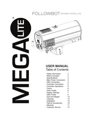 MegaLite Followbot 1000W LED User Manual
