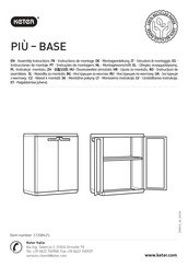 Keter PIU-BASE Assembly Instructions Manual