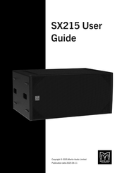 Martin Audio SX215 User Manual