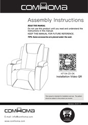 COMHOMA H7134-ZD-DK Assembly Instructions Manual