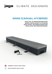 Jaga Mini Canal Hybrid Installation And Operation Manual