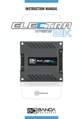 Banda Audioparts ELECTRA BASS 2K1 Instruction Manual