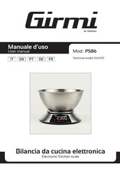TREVIDEA Girmi PS86 User Manual