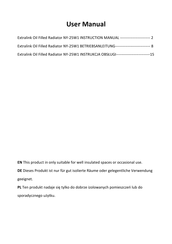 Extralink NY-25W1 Instruction Manual