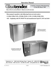 Glastender CP1FB Operation Manual