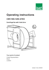 Colasit CMV 900 ATEX Operating Instructions Manual