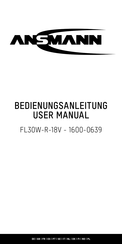 ANSMANN FL30W-R-18V User Manual