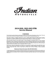 Indian Motorcycle FTR 2020 Service Manual