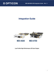 Opticon MDI-4700 Integration Manual