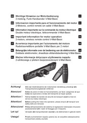 Vibradorm V-Mat-Basic Important Information Manual