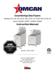 Omcan 43087 Instruction Manual