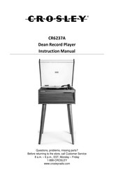 Crosley Dean Instruction Manual