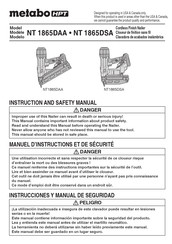 Metabo HPT NT 1865DSA Instruction And Safety Manual
