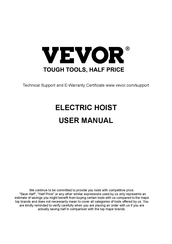 VEVOR WX1320-2 User Manual