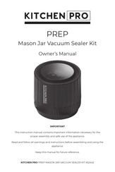 KITCHENPRO PREP Owner's Manual