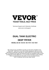 VEVOR SC-102V Original Instruction