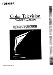 Toshiba CF36G55 Owner's Manual