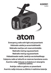 Atom 626981 Manual