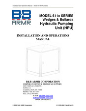 B&B ARMR 6119 Installation And Operation Manual