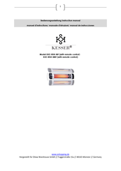Kesser KHZ-IRSH-BMF Instruction Manual