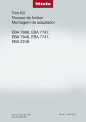 Miele EBA 2248 Installation Instructions Manual