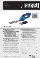 Scheppach C-HTGS200-X Translation Of The Original Operating Instructions