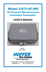 Hoffer Flow Controls CAT3-AC-MIL User Manual