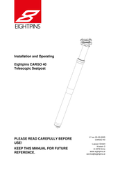 Eightpins CARGO 40 Installation And Operating