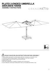 Grand PATIO PLUTO Assembly Instructions Manual
