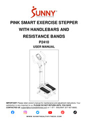 Sunny Health & Fitness P2410 User Manual
