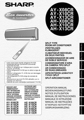 Sharp AY-X13CR Operation Manual