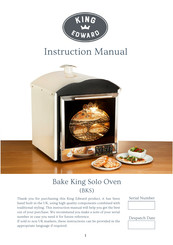 King Edward Bake King Solo Instruction Manual