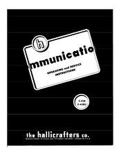 Hallicrafters S-40BU Operating And Service Instructions