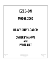 Ezee-On 2060 Owner's Manual