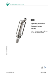 CS Instruments FA 515 Operating Instructions Manual