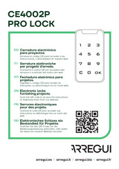 Arregui CE4002P PRO LOCK Manual