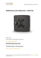 Kentix MultiSensor-LAN Manual